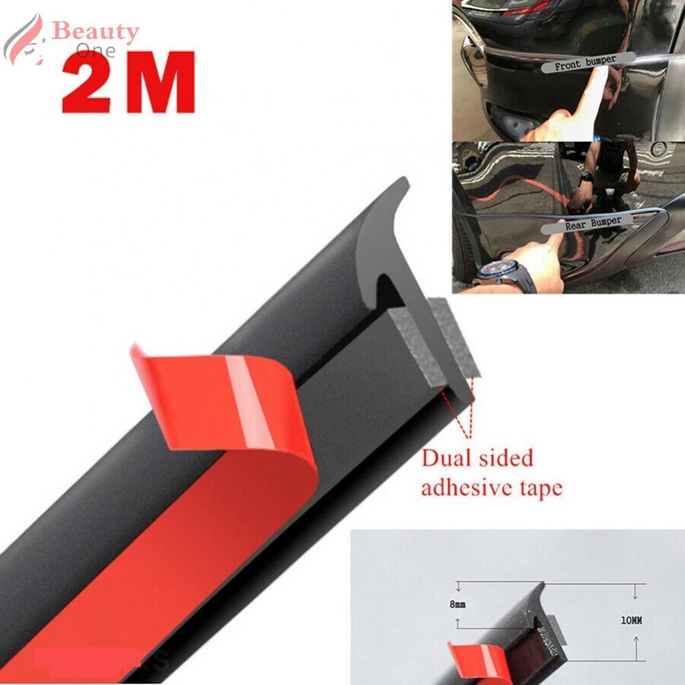 2m EPDM Rubber Weatherstrip สําหรับกันชนรถยนต์กระโปรงด้านข้างริมฝีปากและตัดไฟหน้า