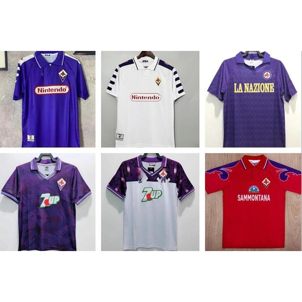 #FIR 92/93/98/99 Home Away Retro Soccer Jersey Football Men Kits Home Football Kits