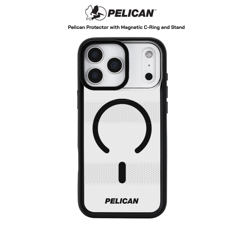 Pelican Protector with Magnetic C-Ring and Stand เคส iPhone 17 Pro Max เคสกันกระแทก 4.8m ขาตั้งในตัว