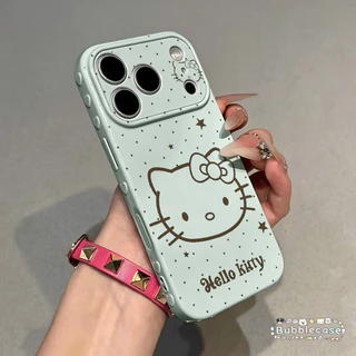 เคสโทรศัพท์คิตตี้หัวโตลายดาวและจุด ลายแมวเส้นขอบ สำหรับSamsung A03S A05S A13 A14 A54 A55 A56 A50 A36 A17 A20 A16 A15 A12