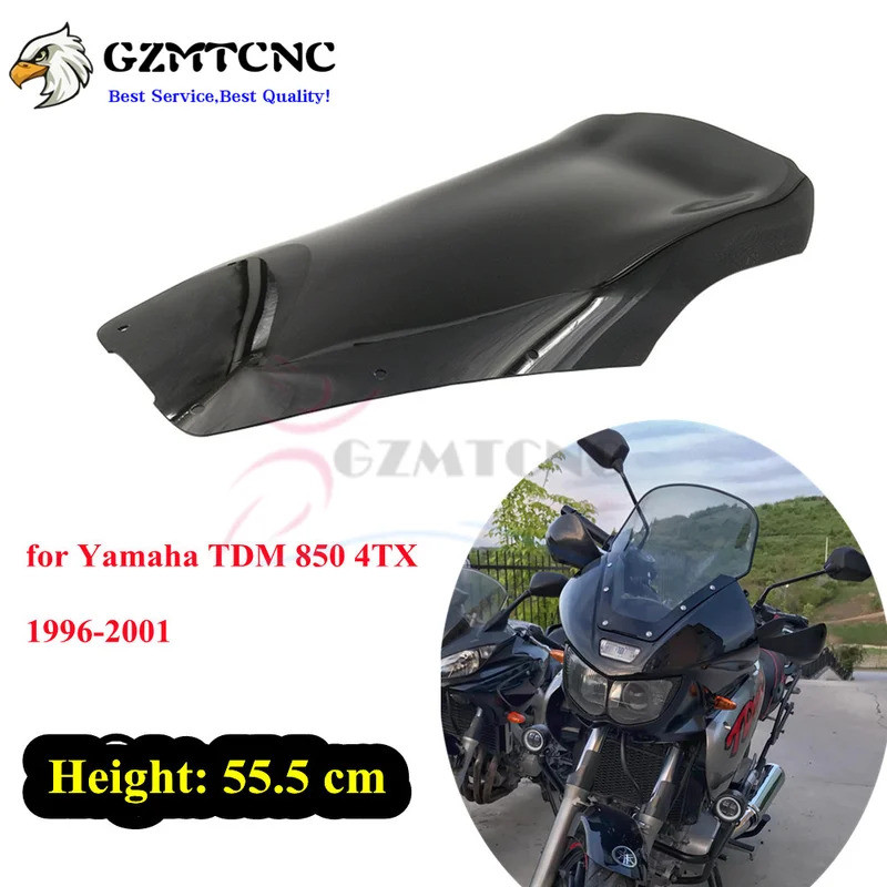 LY 21.9 "หน้าจอ Deflectors สำหรับ Yamaha 1996-2001 TDM850 TDM 850 4TX กระจกสำหรับการเดินทาง Shield ส
