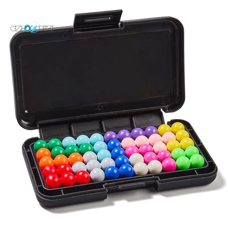 Gzhxdiizi200 Challenges IQ 3D ปริศนาเกมกระดานคลาสสิกพีระมิดแผ่น Pearl Logical Mind สําหรับเด็กพีระมิ