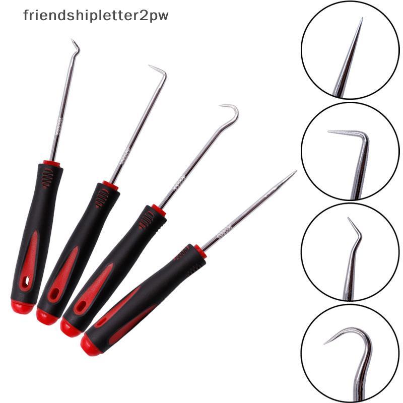 (แฟน) 4PCS รถ Auto Vehicle ซีลน้ํามันไขควงชุด O-Ring ซีลปะเก็น Puller Remover Pi Hooks เครื่องมือทนทาน (TH)