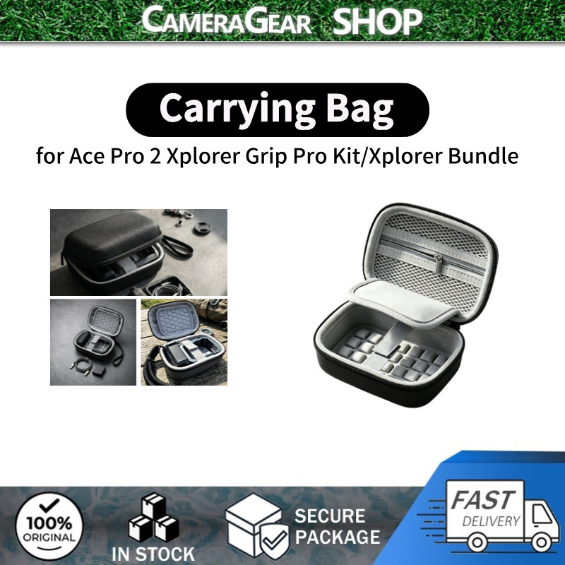 Cameragear Insta360 Ace Pro 2 กระเป๋าถือสําหรับ Ace Pro 2 Xplorer Grip Pro Kit/Dji Action 6 Xplorer 