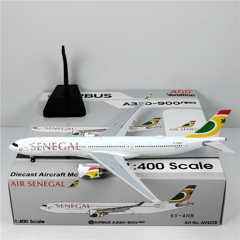 Aviation 4228 1: 400 Senegal Airlines A330-900neo 6V-ANB รุ่นโลหะผสม
