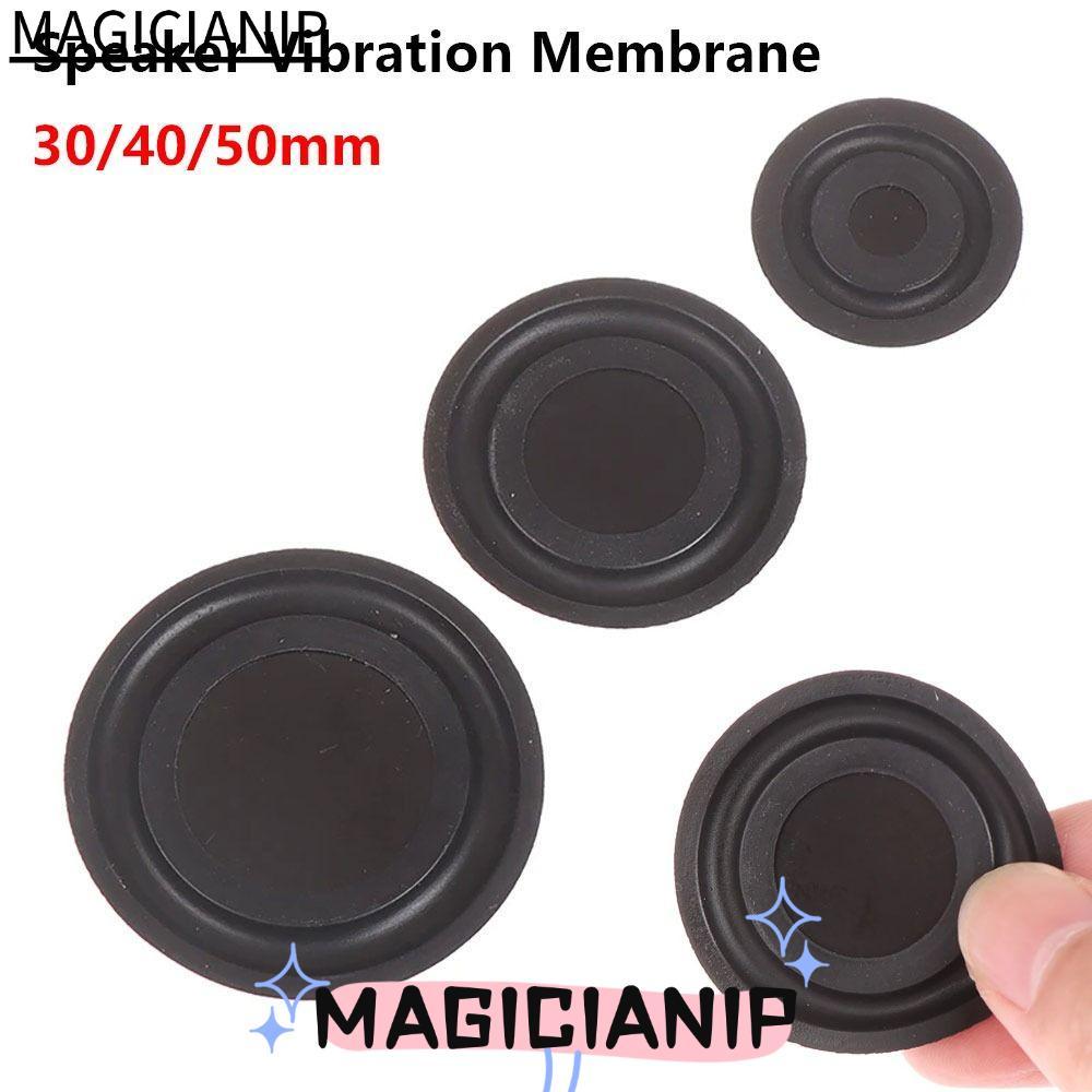 MAGICIANIP 1/2 ชิ้นลําโพงเมมเบรนสั่นสะเทือน,สีดํา 30/40/50 มม.เบสหม้อน้ํา,ทนทานซับวูฟเฟอร์ยาง Passive หม้อน้ํา