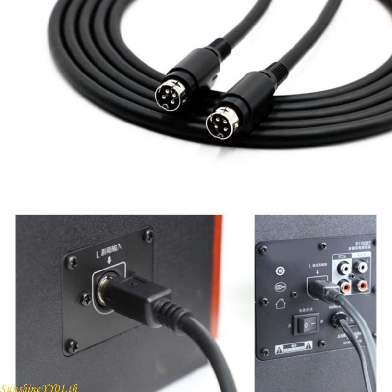 SUN MultiLength 4Pin DIN ลําโพงสําหรับ R1700BT R1600TIII ลําโพงสายประสิทธิภาพเสียงที่เชื่อถือได้พร้อ