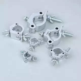 [QIMO] อลูมิเนียมอัลลอยด์ไฟเวที Truss Clamp DJ Light Clamps Hooks สําหรับ LED PAR Moving Head Beam Spot Clamps