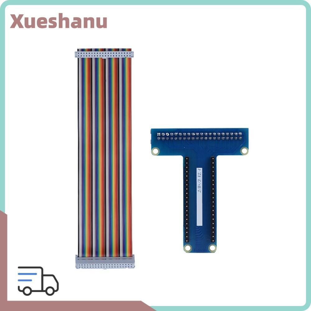 XUESEEE T ประเภท GPIO, ปฏิบัติใช้งานง่าย GPIO บอร์ดขยาย, แบบพกพา 40Pin สายริบบิ้น GPIO อะแดปเตอร์สํา