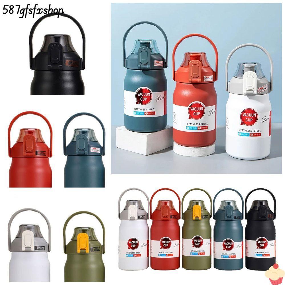 SWEETHOME 1 ชิ้นขวดฝาปิด, Tumbber Splash Proof ถ้วยหมวก, อุปกรณ์เสริมขวดเดิมพร้อมที่จับ Universal ถ้วยฝาปิดสําหรับ 1000/1200/1500/1800ml