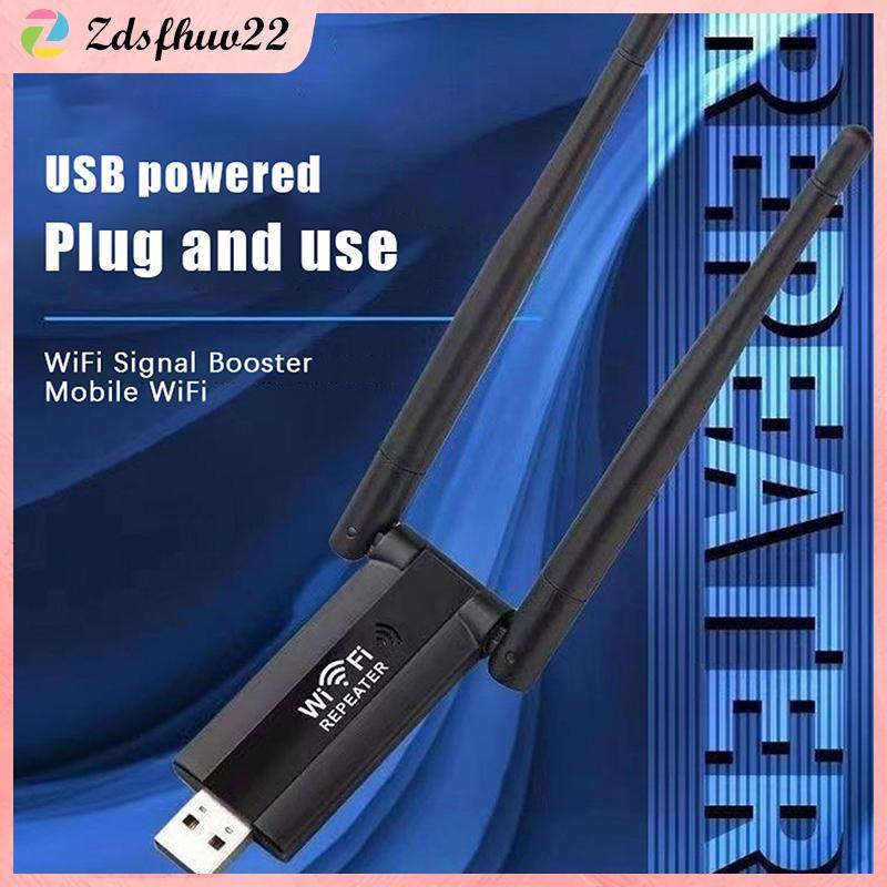 [ZFV] USB Wifi Repeater 300M Wi-Fi Signal Booster 2.4G Wireless Extender Wi Fi Adapter สําหรับเดสก์ท็อปพีซีแล็ปท็อป TH