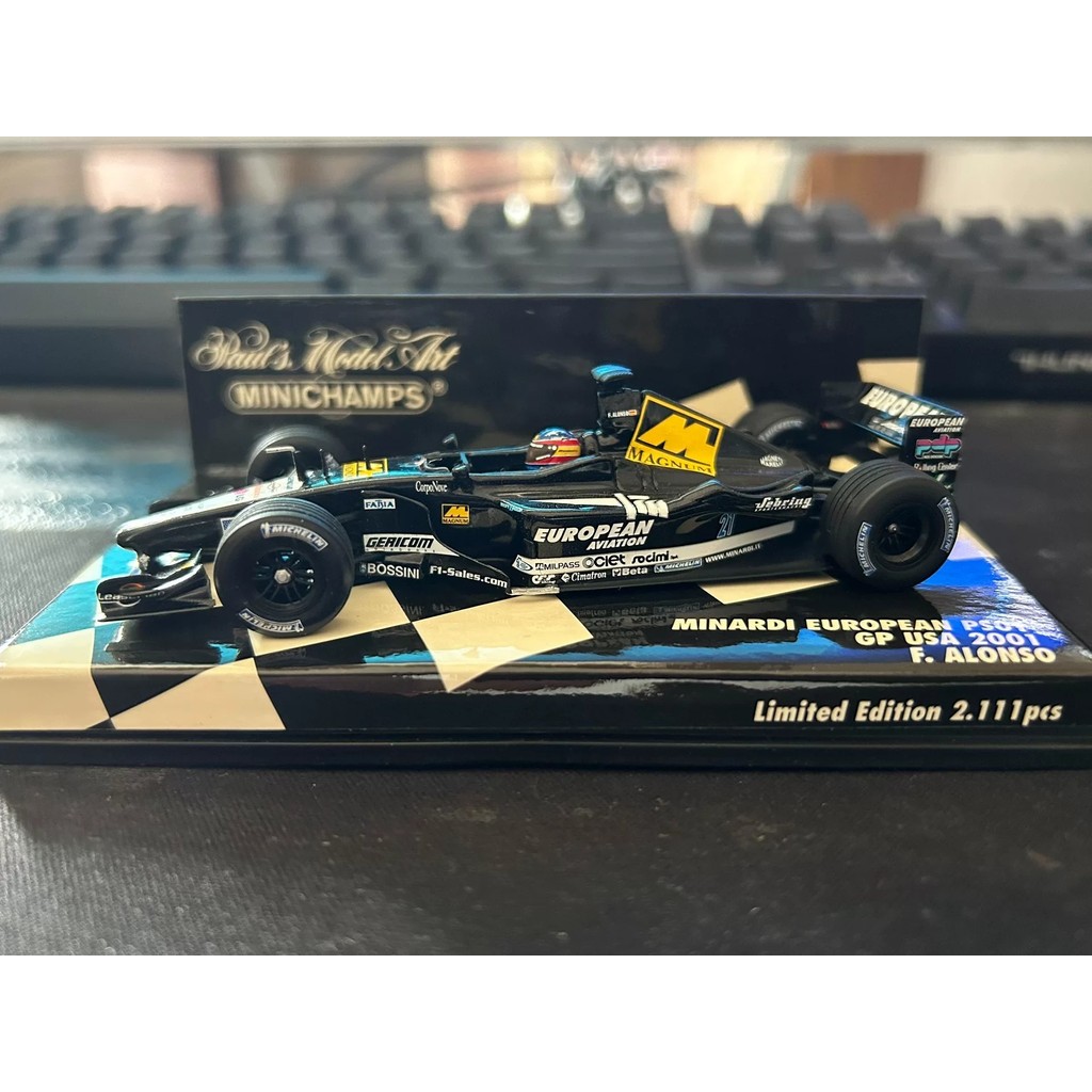 [Orphan] Mini Cut 1/43 Minardi Minardi ps01 Alonzo