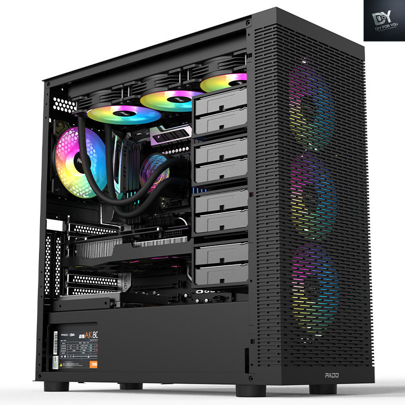 Dfy F20 แชสซีหลายดิสก์ EATX Full Tower NAS Server HDD ปลั๊กร้อน 14 คอมพิวเตอร์ฮาร์ดดิสก์
