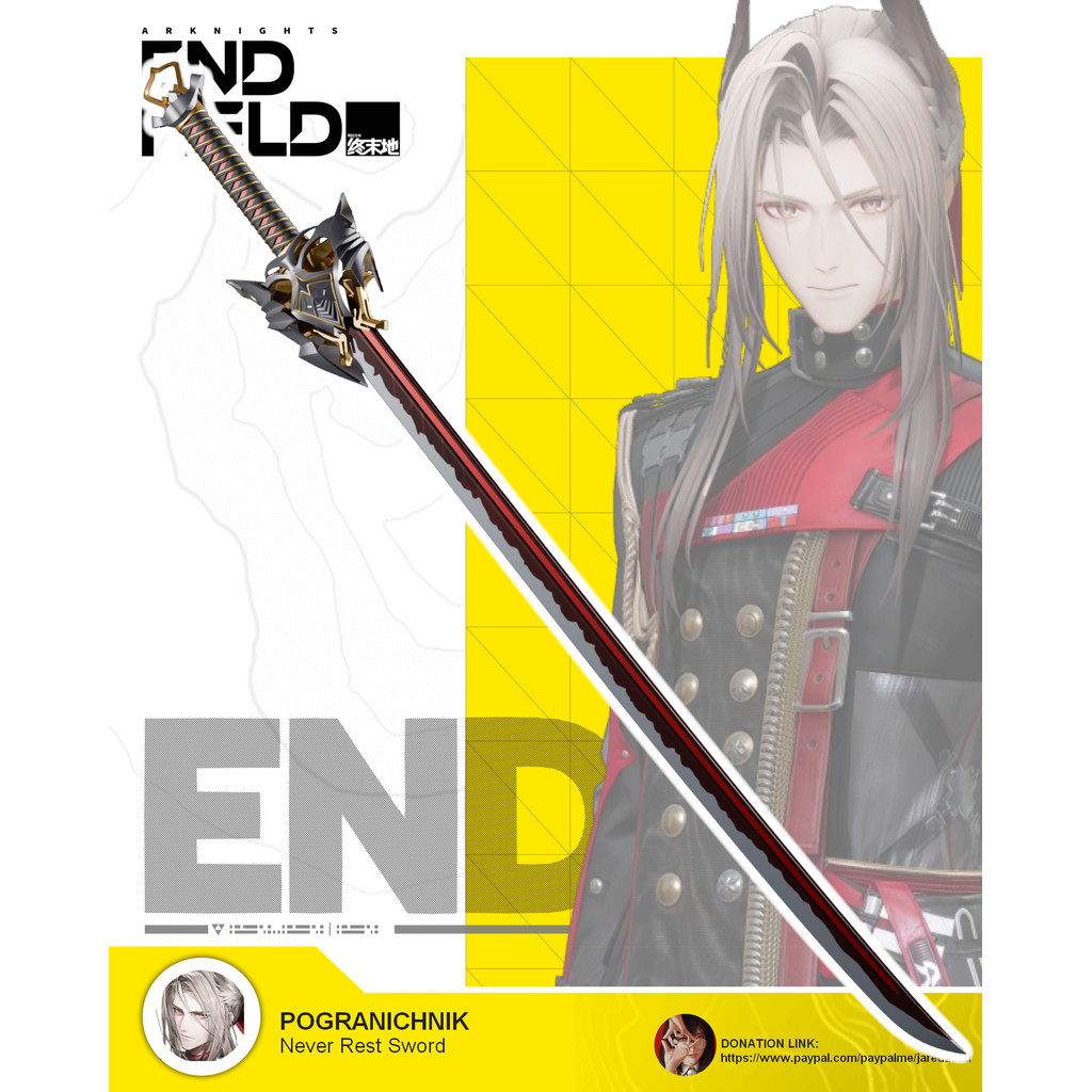 ไฟล์สำหรับพิมพ์ 3D ไฟล์ STL สำหรับพิมพ์ 3D โมเดล  Junwei จาก Arknights: Endfield ไม่ใช่ตัวโมเดล
