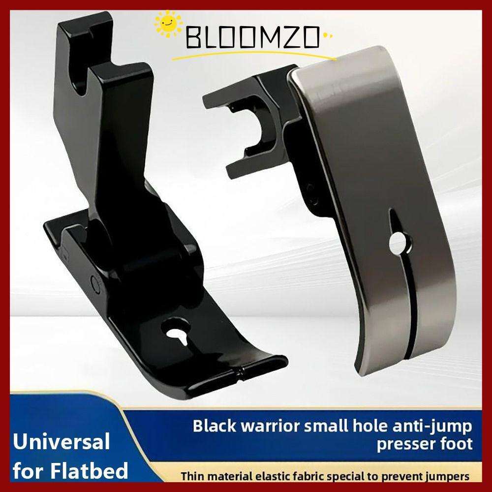 BLOOMZO ตีนผีเย็บผ้า 1 ชิ้น, เหล็กคาร์บอนเย็บผ้าคอมพิวเตอร์รถยนต์แบบแบนอุตสาหกรรม|อุปกรณ์เสริมด้ายป้องกันการกระโดดสากลสีดําทนทาน 51742 สําหรับผ้ายืดหยุ่นบาง