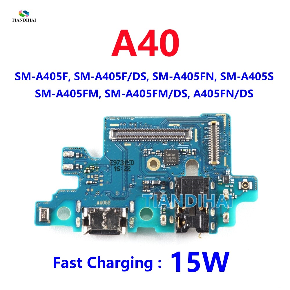 ชาร์จพอร์ตสําหรับ Samsung Galaxy A40 A405F A405F/DS A405FN A405FN/DS Charger Dock Connector ปลั๊ก Mi