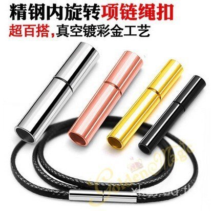 OAR สร้อยคอหัวเข็มขัดสแตนเลสหัวเข็มขัด 18k สร้อยข้อมือชุบทองอุปกรณ์เสริม Joint Buckle การเชื่อมต่อหั