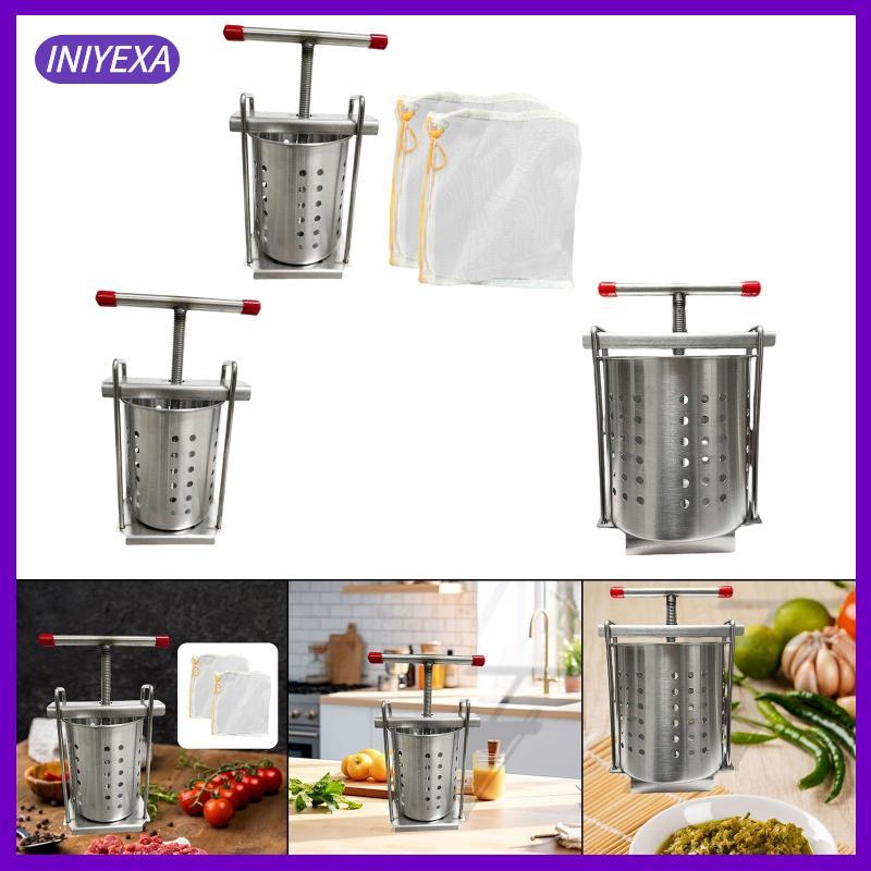 [Iniyexa] Manual Press Barrel Juice Extractor Juice Cheese ผักมือกด