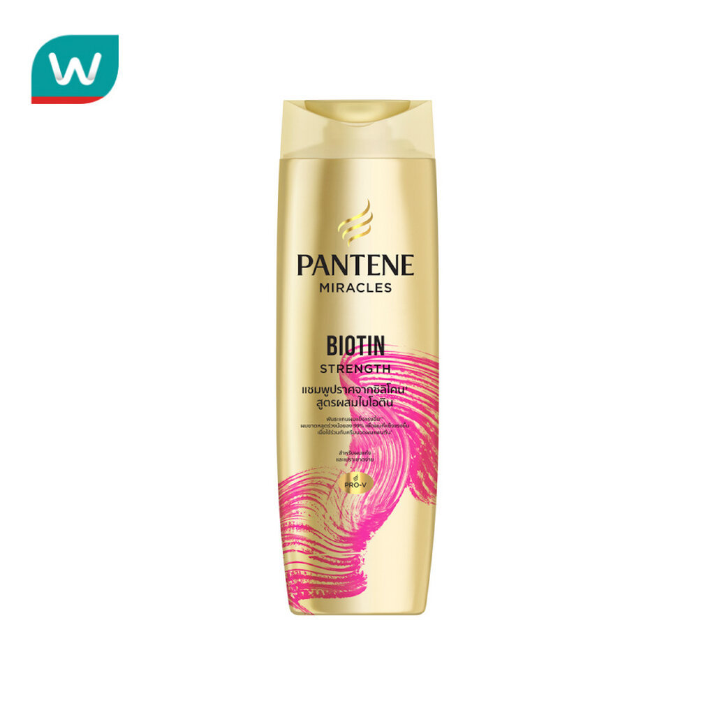 Pantene แพนทีน โปร-วี มิราเคิล แชมพู ไบโอติน สเตร็ง 300 มล.