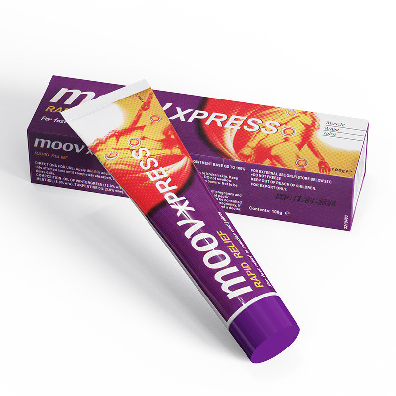 MOUV Body Massage Cream Relax Active Muscle Joint Heating Cream Massage Body Cream/Love Is You Me 1.