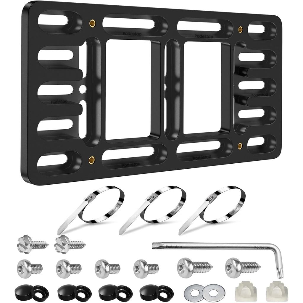 กันชนหน้าป้ายทะเบียนยึดสําหรับ Toyota 2000-2025 RAV4 Corolla Camry Hybrid 4Runner Tundra Tacoma รถแผ