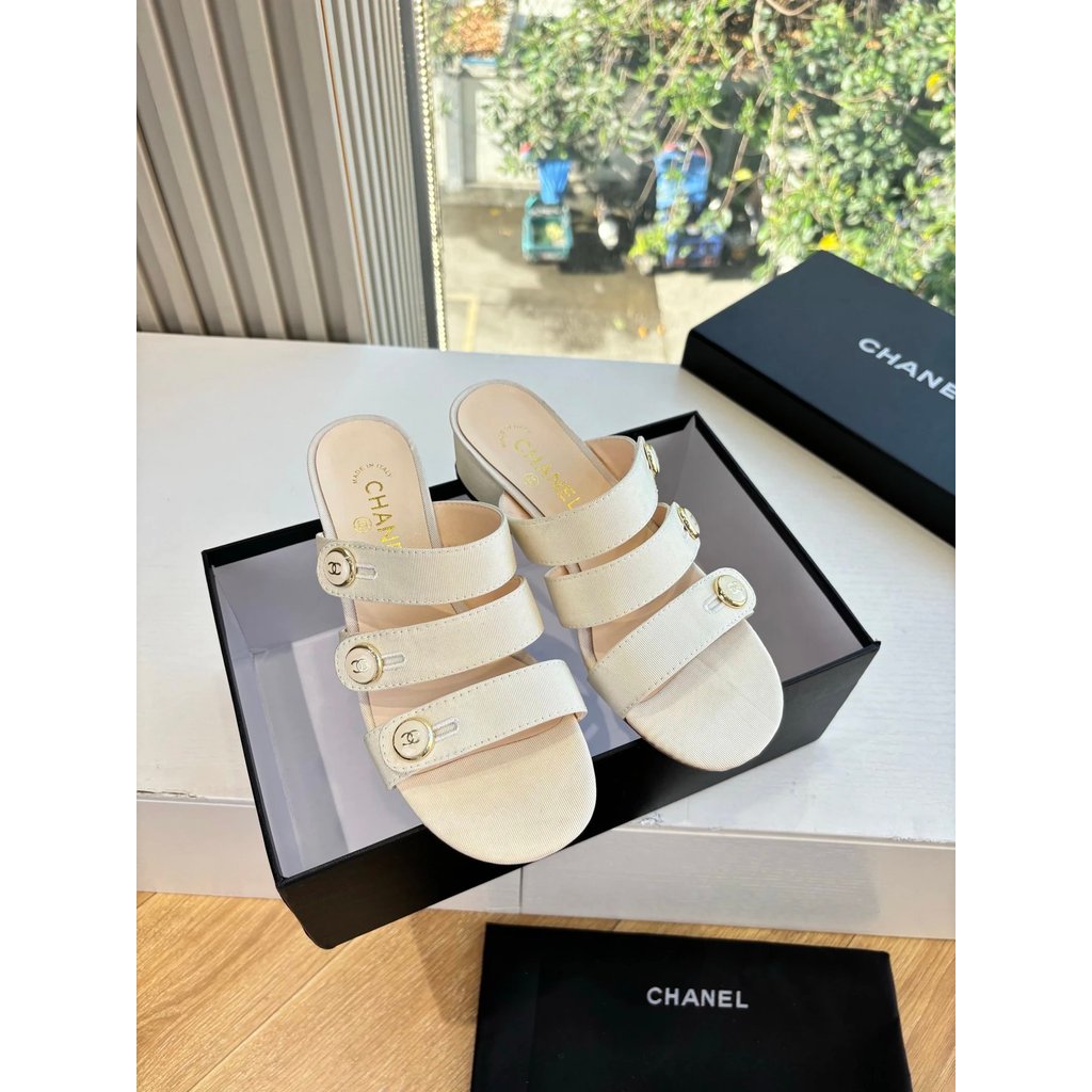 รองเท้าแตะส้นแบน CHANEL ไซส์ 35-39
