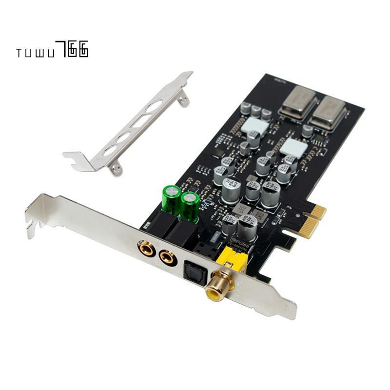 [tuwu766]CM108AH PCIe ภายใน X1 ไฟเบอร์ออปติก Coaxial การ์ดเสียงดิจิตอล HiFi แฮนด์ฟรี