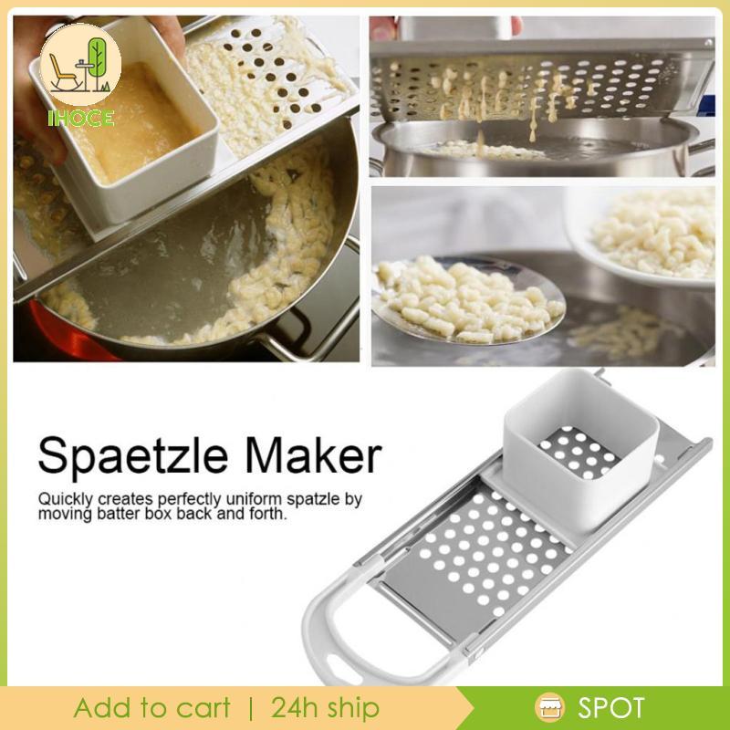 [Ihoce] คู่มือ Noodle Planer Spaetzle Dumpling Maker Slicer อุปกรณ์ครัวพร้อม
