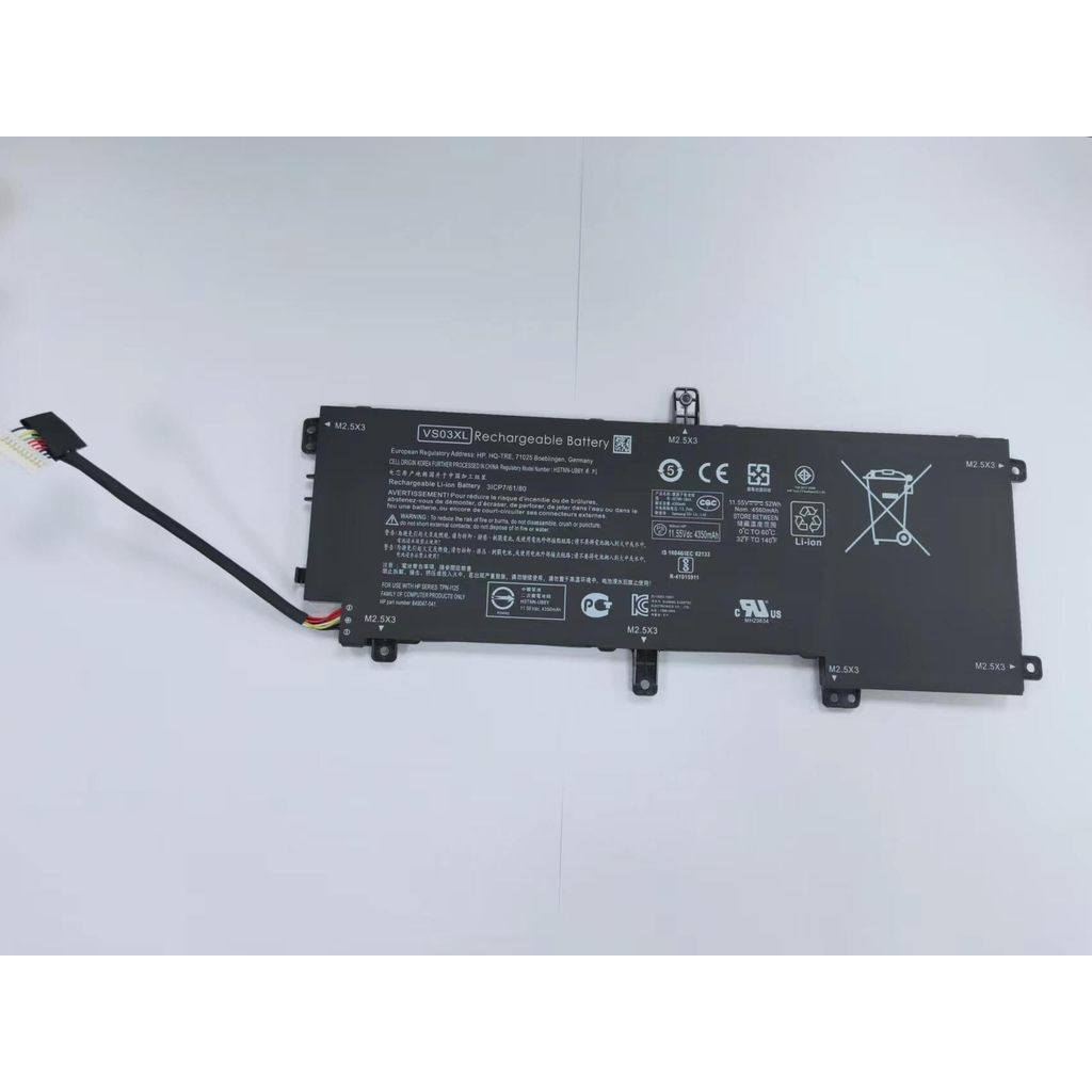 Applicable to HP Thin Sharp ENVY15-as108TU as027TU VS03XL TPN-I125 notebook battery