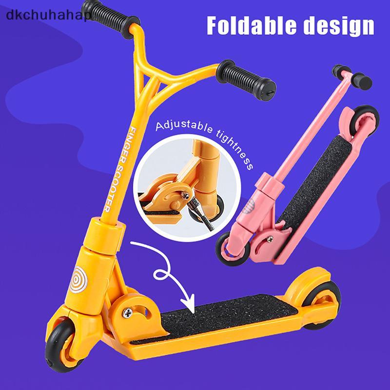 [DKC] Kids Ki Scooter Finger BMX พับได้ T-type Finger Scooter พร้อมเบรคของเล่นเพื่อการศึกษาสเก็ตบอร์ดนิ้วสนุกปลายนิ้ว Movemet  combed