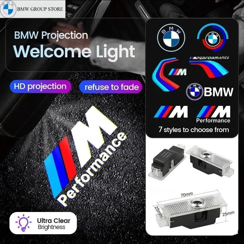 BMW GROUP 2 ชิ้นรถ LED HD ยินดีต้อนรับประตูสําหรับ BMW E84 E83 E70 E71 E81 E90 E91 E92 E90 E65 F30 E