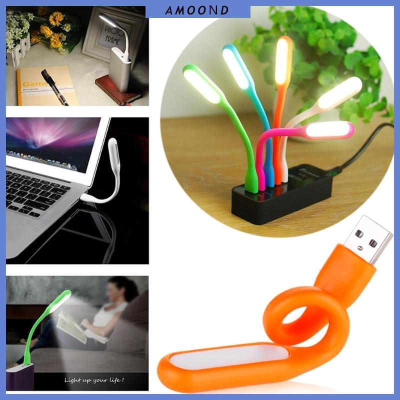 AMOOND ไฟ LED USB แบบพกพาพร้อม USB สําหรับโคมไฟ LED คอมพิวเตอร์ปกป้องดวงตา