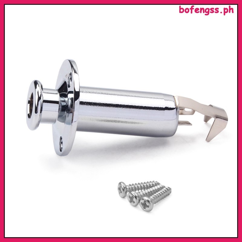 Output Acoustic Guitar End Pin Jack ปุ่มไฟฟ้า Mono bofengss