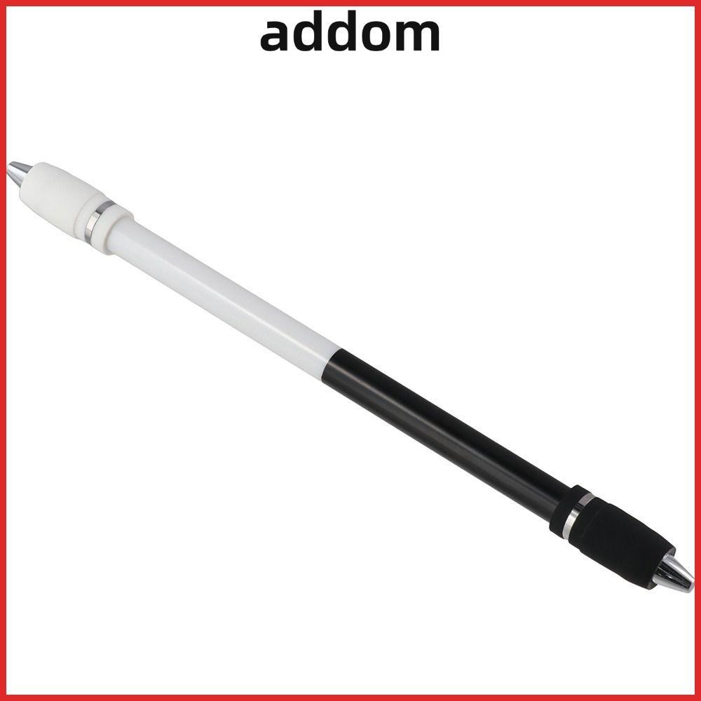 ADDOM Spin Pen, Black PC Pen Spinning, สํานักงานเคลือบไม่ลื่นสีขาวระดับกลาง
