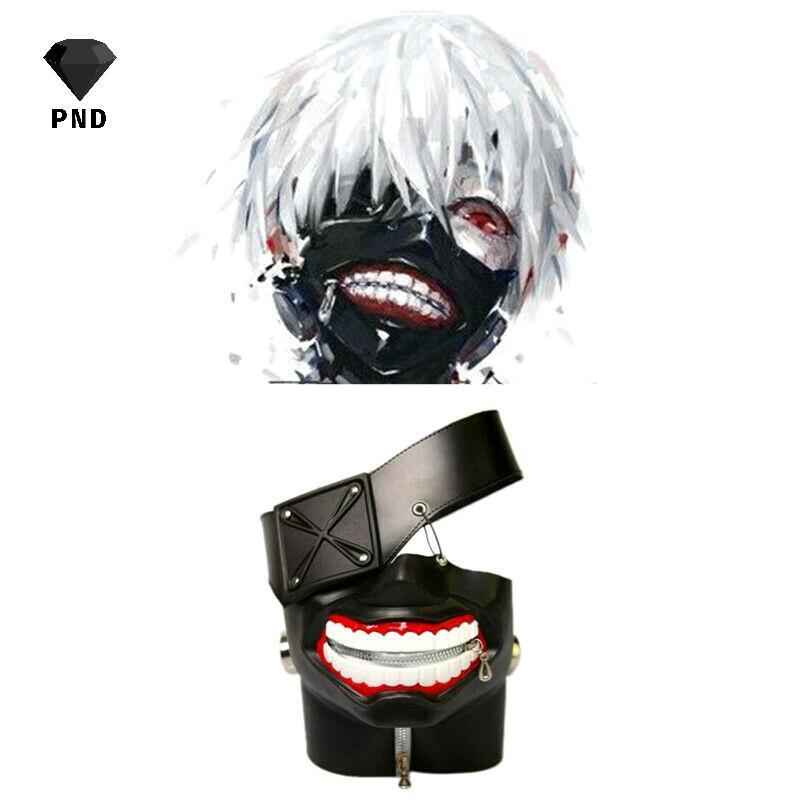 PND อะนิเมะ Kaneki หน้ากากแข็งอุปกรณ์ประกอบฉากคอสเพลย์ฮาโลวีน raoog