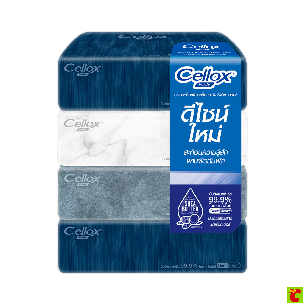 เซลล็อกซ์ เดคอร์ กระดาษเช็ดหน้า 110 แผ่น แพ็ค 4 – โปรปัง