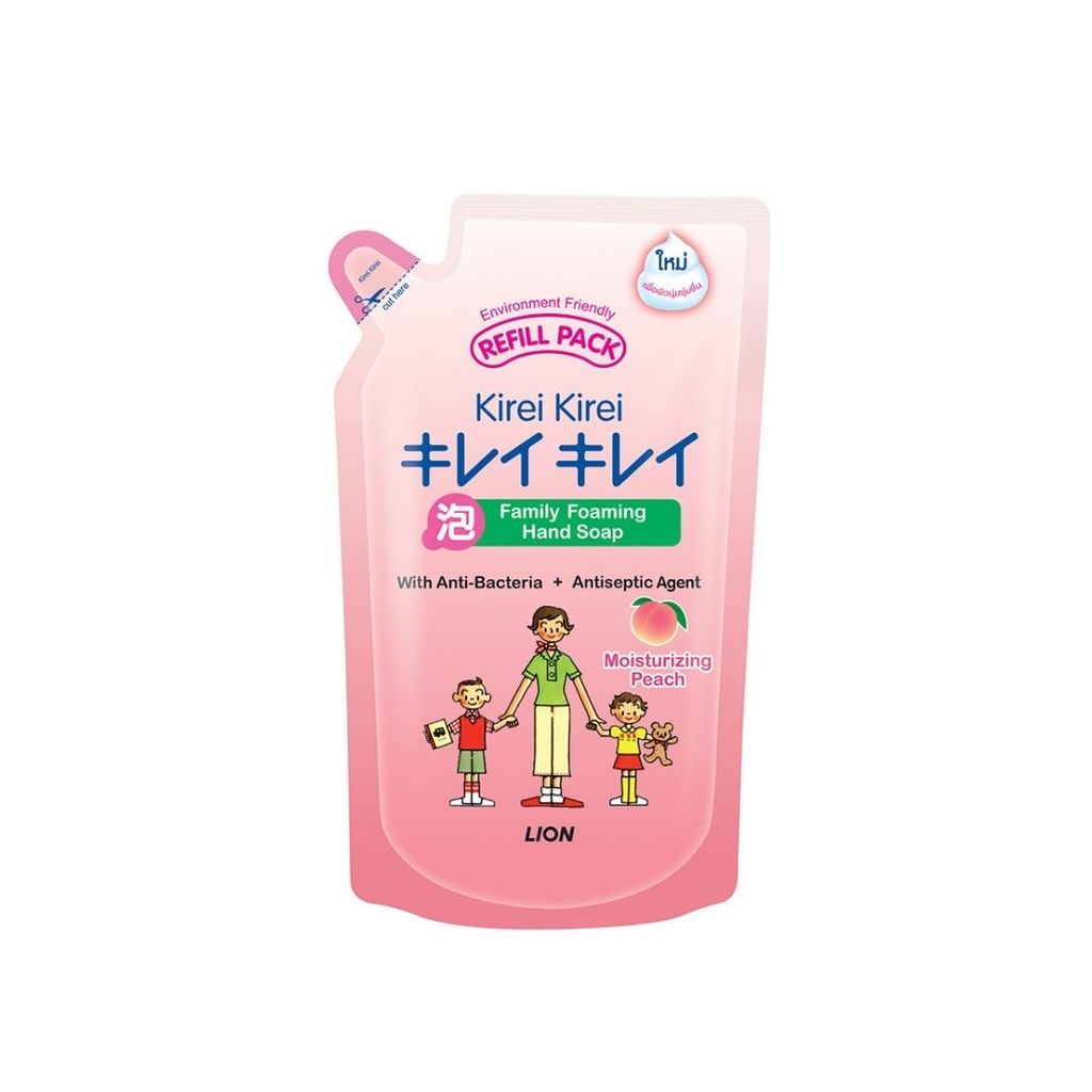 คิเรอิ โฟมล้างมือผิวชุ่มชื้นพีชชนิดเติม Kirei Peach Hand Soap 200ml.