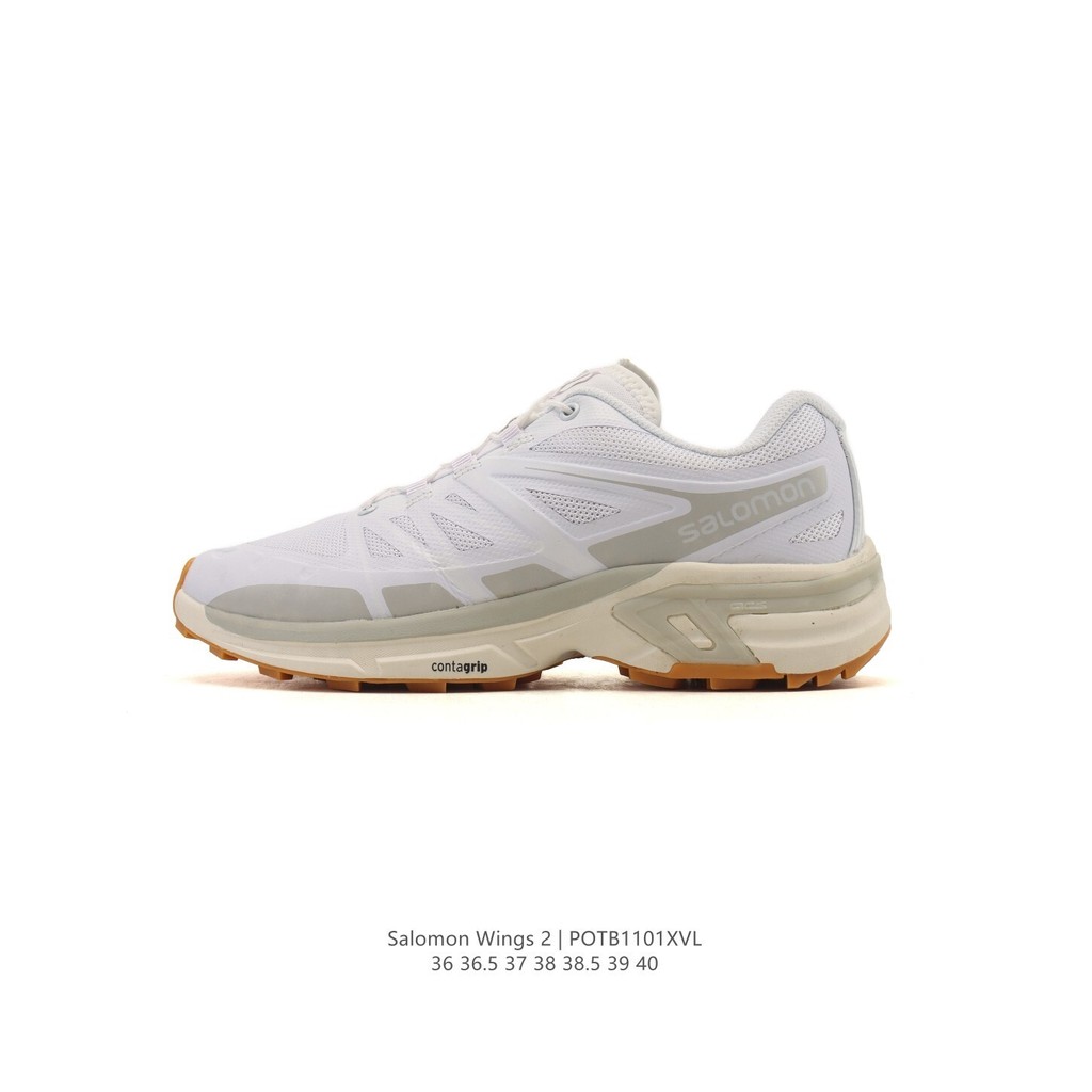 SALOMON XT-WINGS 2 รองเท้าวิ่งกลางแจ้งที่ทนทานและระบายอากาศได้ดี มีระบบเชือกรัดไวและดีไซน์คลาสสิก