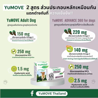 YuMOVE [แท้💯] (ยูมูฟ) อาหารเสริมเพื่อบำรุงสภาวะข้อเสื่อม ข้ออักเสบ ในสุนัขและแมว