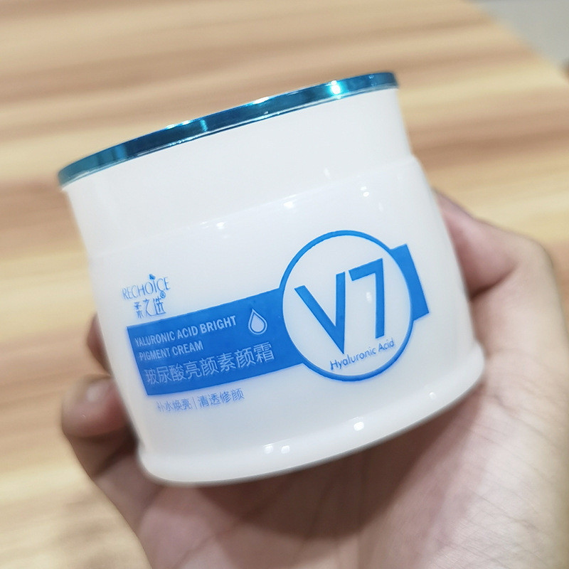 [คลังสินค้าพร้อม] Soft Choice V7 Hyaluronic Acid Brightening Lazy Face Cream Moisturizing Moisturizi