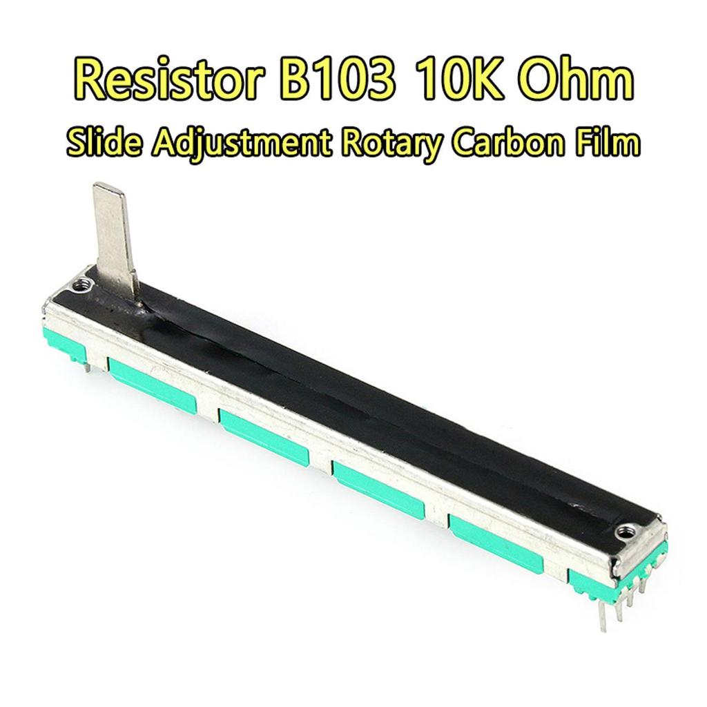 ตัวต้านทาน B103 10K Ohm Potentiometer 10K B10K SC6080GH ปรับสไลด์โรตารีฟิล์มคาร์บอน