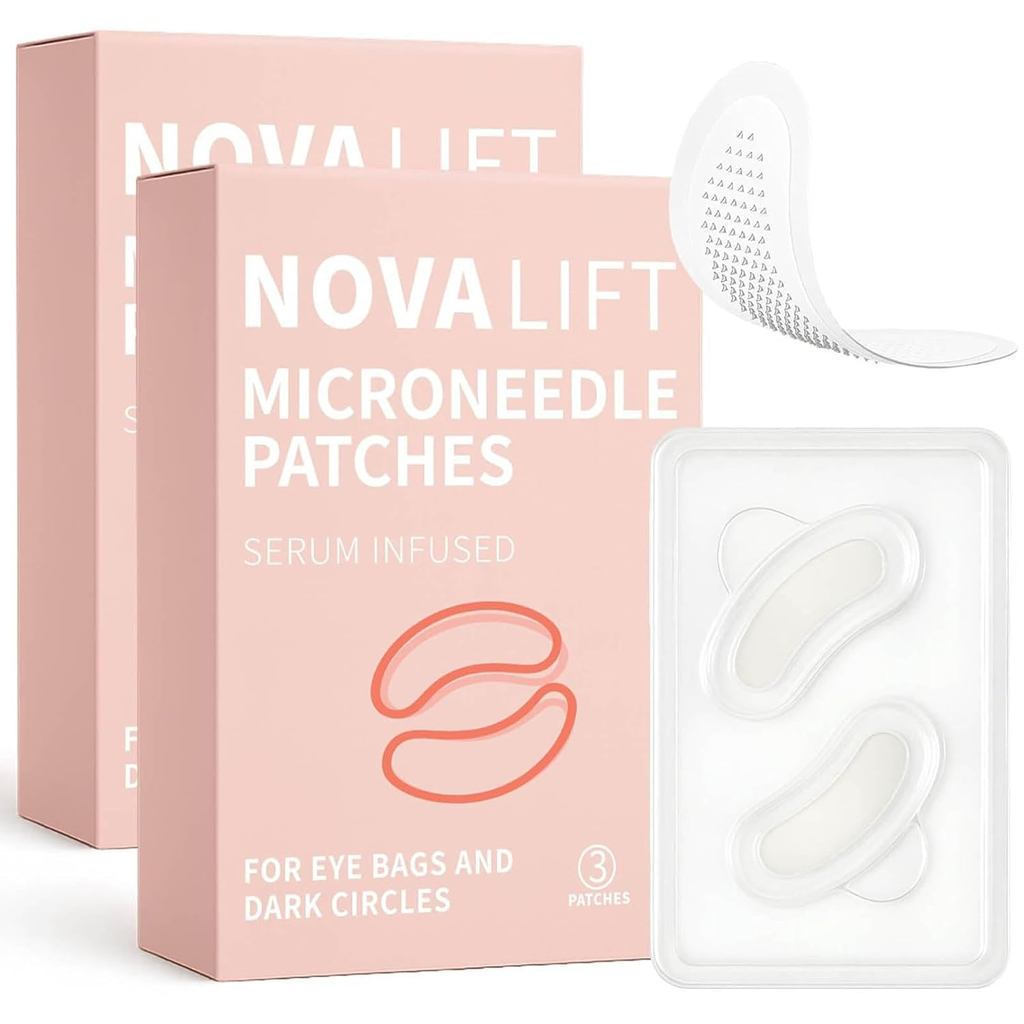 Novaliv Micro Eye Patch, Floating Swallen Eye Circles และ Dark Circles Eye Patch, Nasal Lip Patch, M