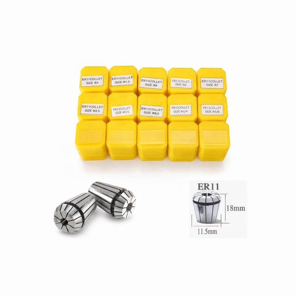 ER11 Spring collet mini CNC milling อุปกรณ์สำหรับจับดอกเครื่องกัด 1-7 มม ความแม่นยำสูง