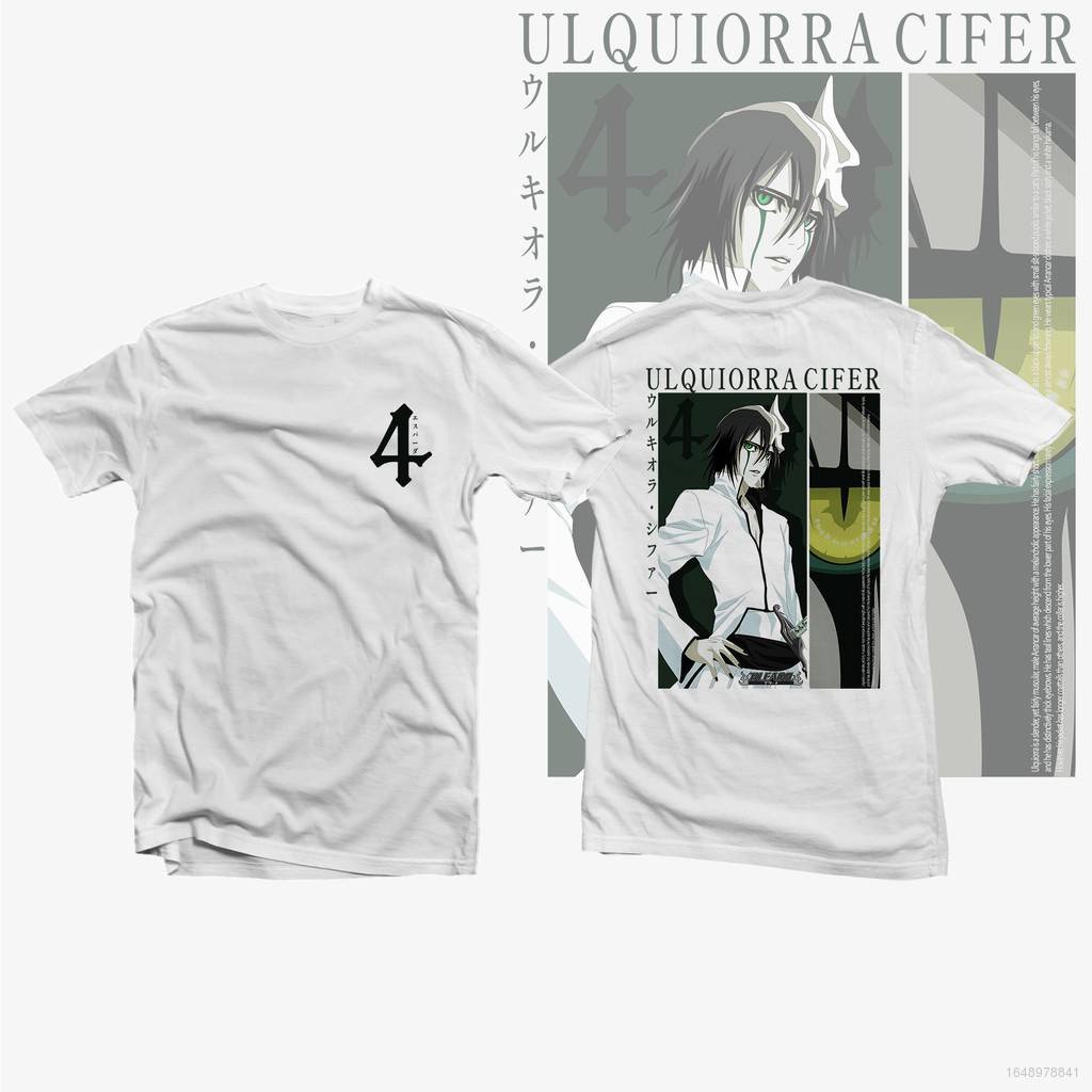 เสื้อยืด พิมพ์ลายกราฟฟิคอนิเมะ Sam Bleach - Ulquiorra Cifer ทรงหลวม