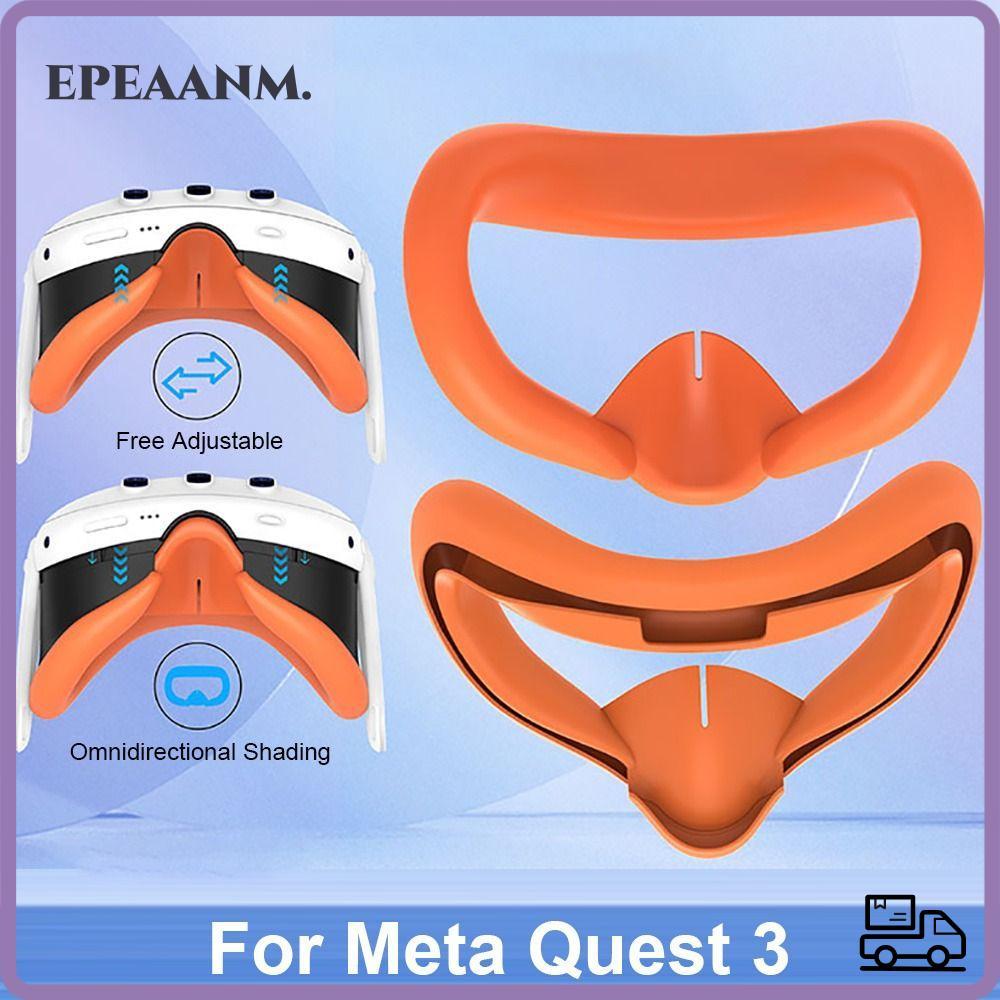 EPEAA VR Face Cover, Shading Sweatproof VR Accessories, Professional Dust Silicone Nose Pad Protecti