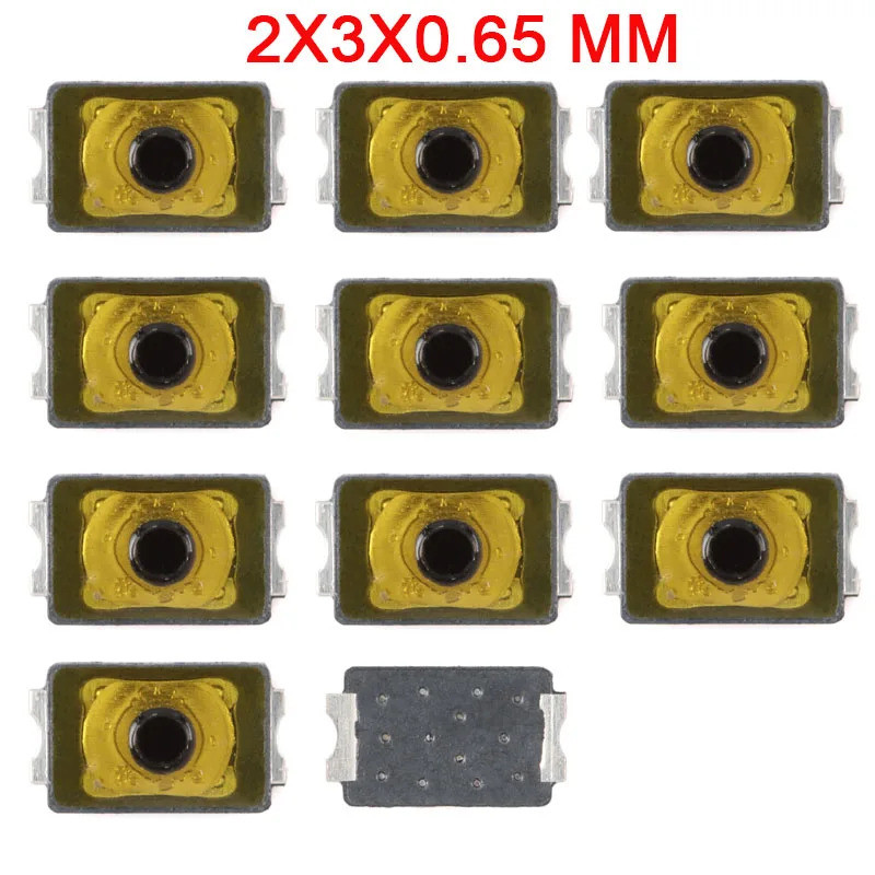 20pcs Momentary SMD Square 2*3*0.6 2X3X0.65 Tact Push ปุ่มเมมเบรนสวิทช์ 2X3 ฟิล์มสวิทช์ Micro ปุ่มสํ