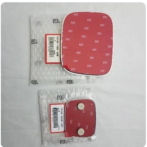 ใหม่ 2 ชิ้น OEM สีแดง H ด้านหน้าด้านหลัง EMBLEM BADGE 152 มม.x 125 มม.92 มม.x 75 มม.75700-TA0-A00 สํ