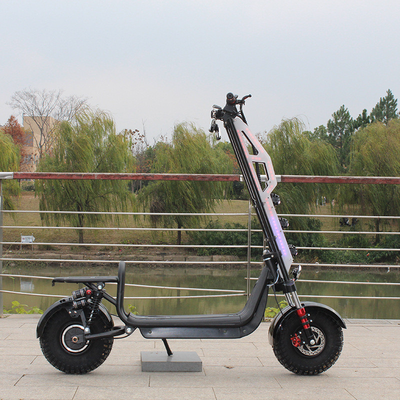 จักรยานไฟฟ้าพับได้-mini scooter Harley ออกแบบเหมือนปลาโลมา สำหรับผู้ใหญ่ สามารถใช้งานเป็นสเก็ตบอร์ดท