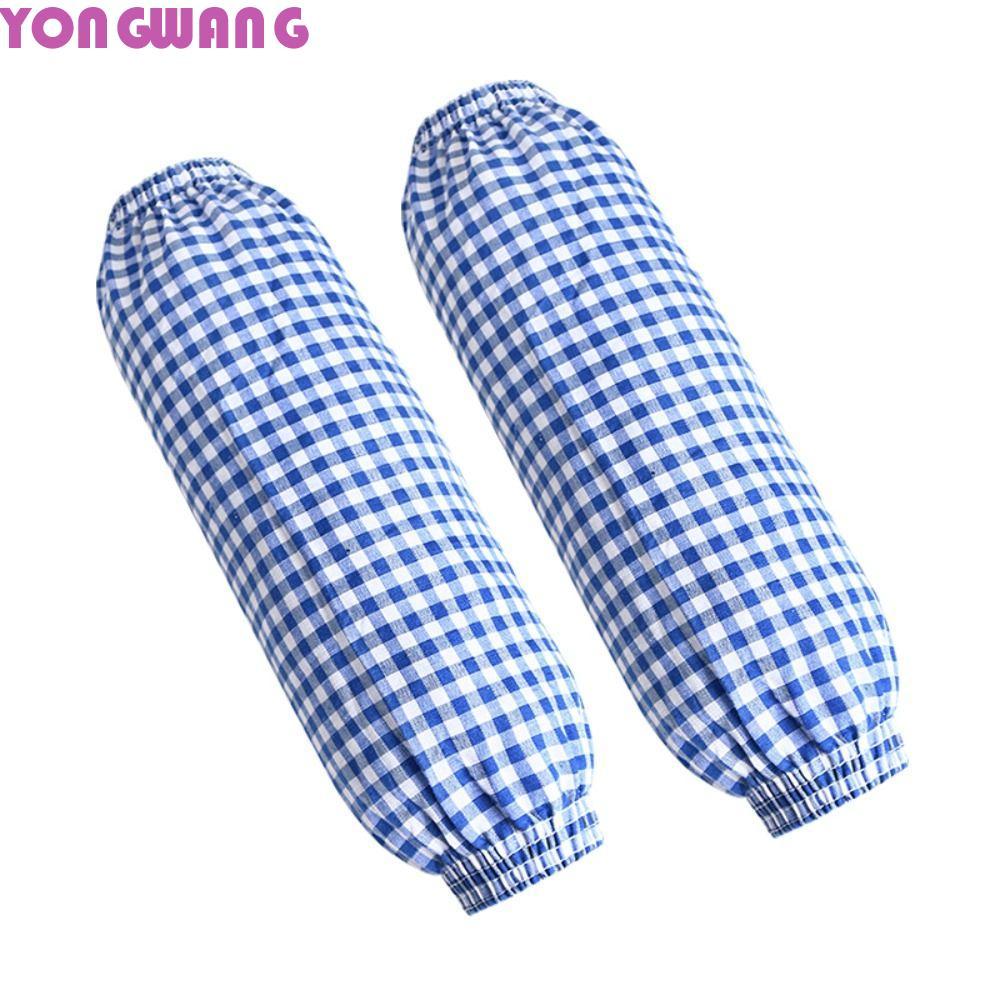 YONGWANG66HR Lattice Arm Sleeves, Cotton Antipaste Cooling Sleeves, Elastic Finger Sleeves Sun Prote