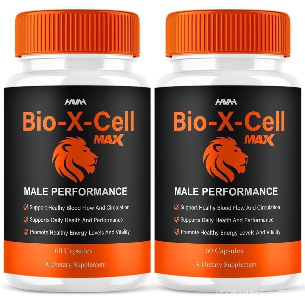 (2 แพ็ค) อาหารเสริม Bio-X-Cell Bio-X-Cell Max Support Capsules, Bio-X-Cell Maximum Strength Premium 